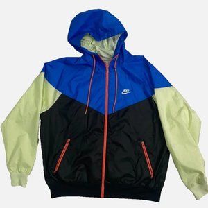 Vintage Nike Windbreaker Jacket Blue & Neon